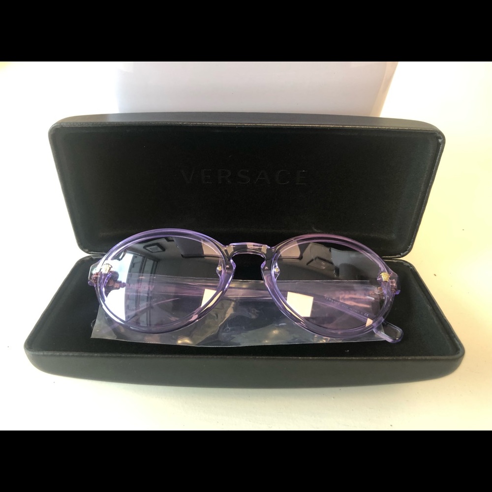 Versace purple glasses